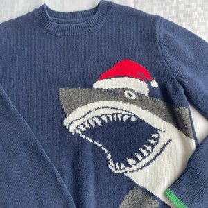 GAP kids size small Holiday sweater with shark